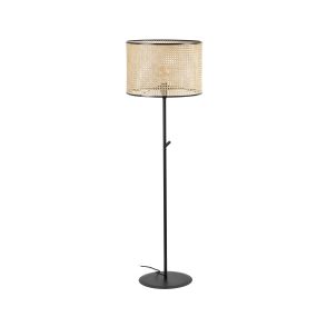 Faro Mambo - lampadaire - 154 cm - brun clair et noir