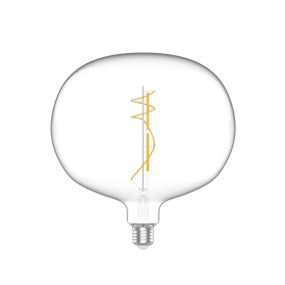 Creative Cables Lampe LED Ellipse - Ø 22 x 23,5 cm - E27 - 10W - 2700K - transparent