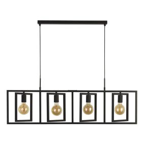 Searchlight Plaza - lampe suspendue - 114 x 150 cm - noir mat