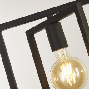 Searchlight Plaza - lampe suspendue - 114 x 150 cm - noir mat