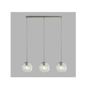 Searchlight Pendants - lampe suspendue - 80 x 20 x 150 cm - argent satiné