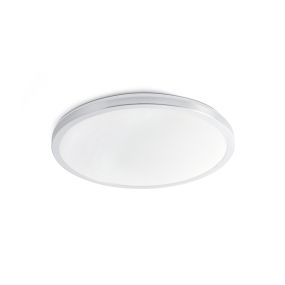 Faro Foro - plafonnier - Ø 36 x 9 cm - 24W LED incl. - IP44 - aluminium