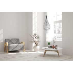 Searchlight Rocket - lampe suspendue - Ø 19 x 110 cm - chrome