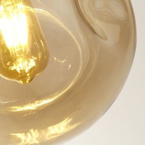 Searchlight Punch - lampe suspendue - 146,5 x 120 cm - noir et champagne