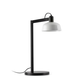 Faro Tatawin - lampe de table - 25 x 45.4 x 57.5 cm - noir satiné et blanc brillant