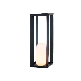 New Garden Siroco 50 - lampadaire et lampe de table portable - 18 x 18 x 50 cm - 2W LED dimmable inclus - IP54 - noir