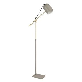 Searchlight Odyssey - lampadaire - 59 x 149 cm - gris et or