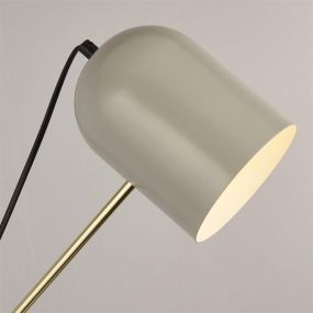 Searchlight Odyssey - lampadaire - 59 x 149 cm - gris et or