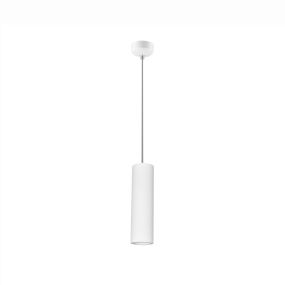 Nova Luce Plaster - lampe suspendue - Ø 7 x 130 cm - blanc