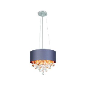 ONE Light Retro Classic Pendants - lampe suspendue - Ø 40 x 120 cm - gris