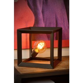 Lucide Thor - lampe à poser - 25 x 25 x 25 cm - fer gris