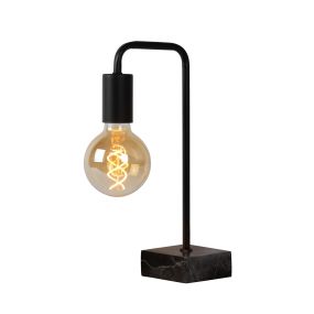 Lucide Lorin - lampe à poser - 35cm - noir