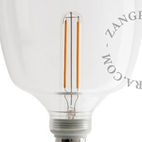 Ampoule LED à filament dimmable - Ø 12 x 20 cm - E27 - 4W - 2700K