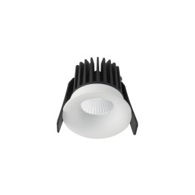 Nova Luce Petit - spot à encastrer - Ø 62 mm, Ø 55 mm à encastrer - 9W LED incl. - IP42 - blanc sable
