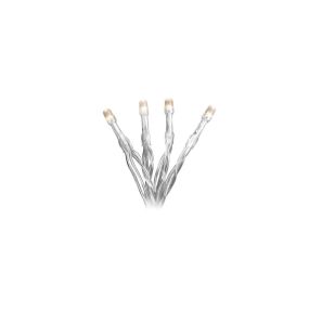Konstsmide - Guirlande lumineuse à LED alimentée par piles - 335 cm - 20 x 0,06W incl - blanc chaud couleur de lumière - transparent