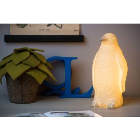 Lucide Penguin - lampe à poser - 25,7 cm - blanc