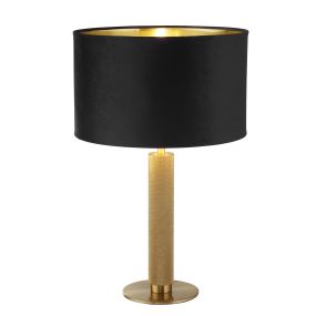 Searchlight London - lampe à poser - Ø 40 x 63 cm - noir et or