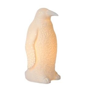 Lucide Penguin - lampe à poser - 25,7 cm - blanc