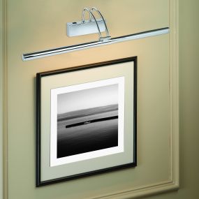 Searchlight LED Picture Lights - applique murale avec interrupteur - 68 x 11,5 cm - 13W LED incl. - chrome
