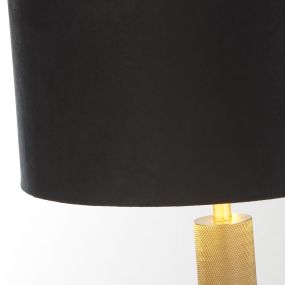 Searchlight London - lampe à poser - Ø 40 x 63 cm - noir et or