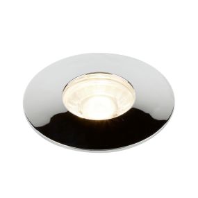 Searchlight Flush - set de 3 - Ø 100 mm, Ø 68 mm encastré - 3 x 4W LED incl. - chrome