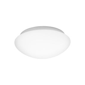 Nova Luce Brest - plafonnier de salle de bains - Ø 23 x 10,5 cm - IP44 - blanc