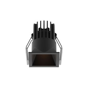 Nova Luce Bree - spot à encastrer - 56 x 56 mm, 50 x 50 mm à encastrer - 7W LED inclus - IP32 - noir