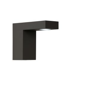 Lucide Texas - applique murale extérieure - 6 x 15 x 12 cm - 6W LED incl - IP54 - anthracite