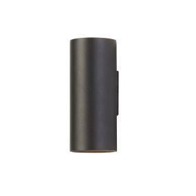 Searchlight Round - applique murale - Ø 6,5 x 15,4 cm - noir