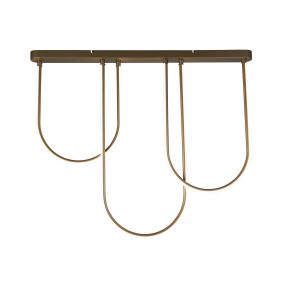 Searchlight Chime - plafonnier - 100 x 92 cm - 35W LED dimmable inclus - bronze