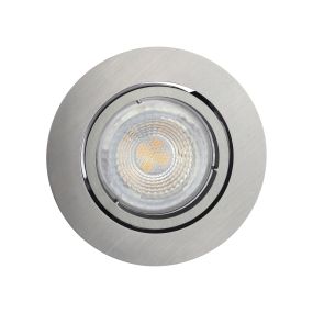 Nordlux Octans - set de 3 - Ø 85 mm, Ø 68 mm à encastrer - 4,8W LED incl. - nickel