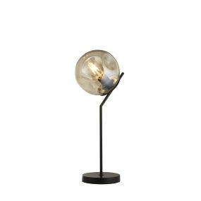 Searchlight Punch - lampe à poser - 25 x 57 cm - noir et champagne
