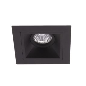 Maxlight Hit - spot encastré 1L - 115 x 115 mm, 95 x 95 mm format encastré - noir