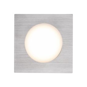 Nordlux Leonis - set de 3 - 85 x 85 mm, Ø 68 mm encastrable - 4,5W LED incl. - IP65 - nickel