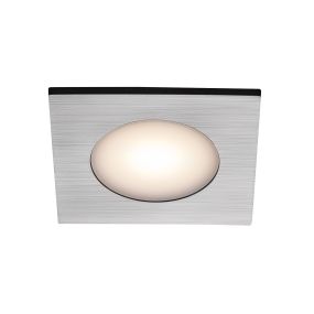 Nordlux Leonis - set de 3 - 85 x 85 mm, Ø 68 mm encastrable - 4,5W LED incl. - IP65 - nickel