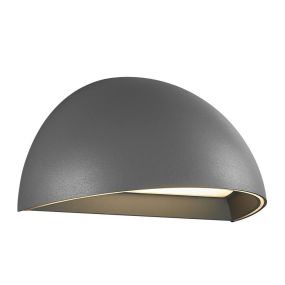 Nordlux Smart Arcus - applique murale - éclairage intelligent - 10 x 20 x 10 cm - 9,5W LED incl - IP54 - gris