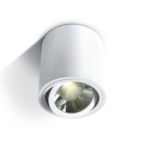 ONE Light COB Indoor Round Cylinders - spot en saillie 1L - Ø 9 x 9,5 cm - 6W LED incl. - blanc