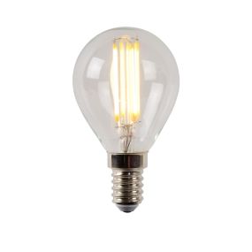 Lucide Ampoule à filament LED - Ø 4,5 x 7,7 cm - E14 - 4W dimmable - 2700K - transparent