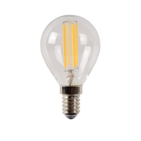 Lucide Ampoule à filament LED - Ø 4,5 x 7,7 cm - E14 - 4W dimmable - 2700K - transparent