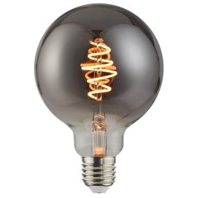 Nordlux Ampoule à filament LED - Ø 9,5 x 14 cm - E27 - 5W - dimmable - 1800K - fumée