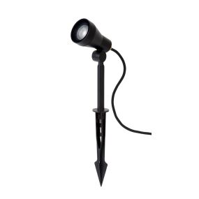 Lucide Spike - spot au sol sur pic - 6,5 x 10,8 x 42 cm - 5W LED incl. - IP54 - noir