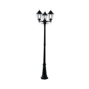 Searchlight Alex - lampadaires - Ø 70 x 227 cm - IP44 - noir