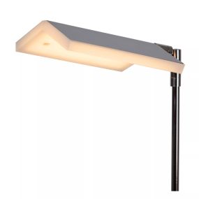 Lucide Aaron - lampadaire - 20 x 20 x 134 cm - 10W dim to warm LED incl - chrome