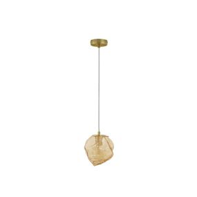 Nova Luce Odell - lampe suspendue - Ø18 x 120 cm - or