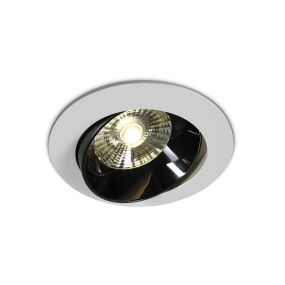 ONE Light Dark Mirror Reflector - spot encastré - Ø 160 mm, Ø 140 mm encastrable - 20W LED incl. - blanc