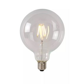 Lucide Lampe à incandescence LED classe B - Ø 12,5 x 17,5 cm - E27 - 7W dimmable - 2700K - transparent