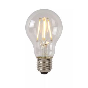 Lucide Lampe à incandescence LED classe B - Ø 6 x 10,5 cm - E27 - 7W dimmable - 2700K - transparent