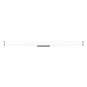 Searchlight Veritas - applique/plafonnier - 90 x 5 cm - 18W LED incl - IP44 - chrome et opale