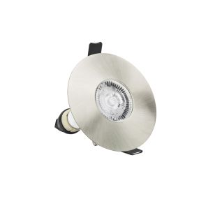Integral LED Vienna - spot encastré - Ø 110 mm, Ø 70-100 mm encastré - IP65 - nickel satiné