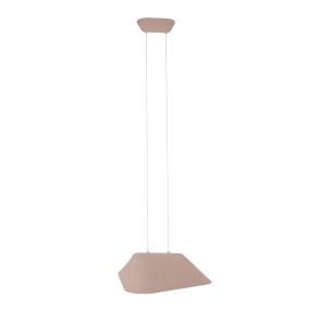Maxlight Carbon - lampe suspendue - 55 x 50 x 220 cm - 8W LED incl - crème et gris